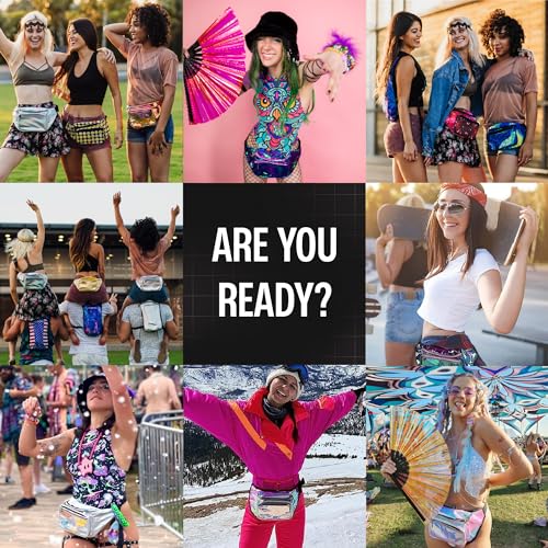 SoJourner Waterproof Holographic Fanny Pack, Galaxy Outer Space - color: Outter Space