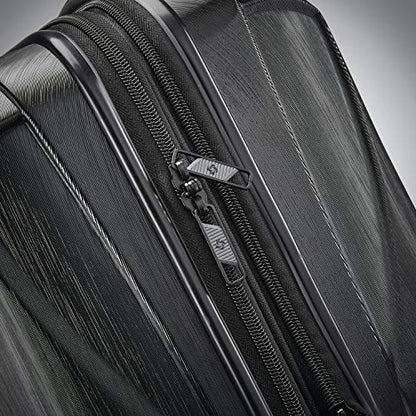 Samsonite Centric 2 Hardside Expandable Luggage with Spinner Wheels, 2-Piece Set (20/28),Black - color: Black, size: 2-Piece Set (Carry-on/Large)