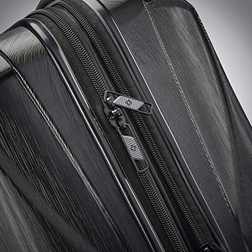 Samsonite Centric 2 Hardside Expandable Luggage with Spinner Wheels, 2-Piece Set (20/28),Black - color: Black, size: 2-Piece Set (Carry-on/Large)