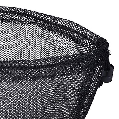 iBasingo 10pcs/lot Black Mesh Bag Nylon Sack Durable Drawstring Net Bag Small Travel Sleeping Bag Stuff Sack Mesh Storage Ditty Bag for Cosmetics Shower Gels Bottle Pot Tennis Golf Ball Tools BVP03 - color: L-10pcs