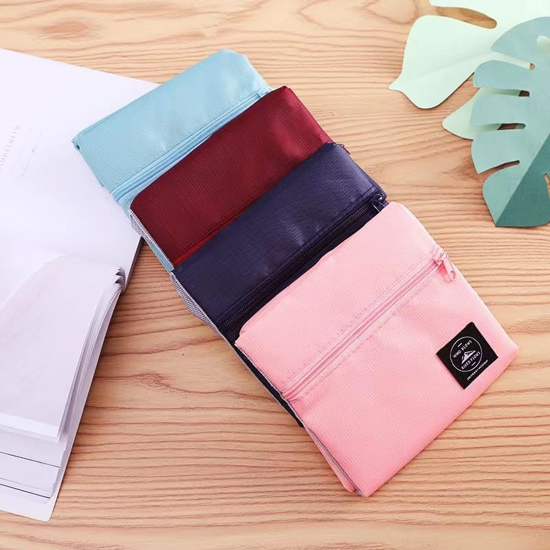 5pcs Foldable Travel Duffel Bag, Lightweight Waterproof Carry,5Colors - color: Red,Black,Pink,Blue,Sky Blue