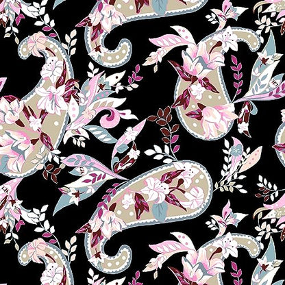 Vera Bradley womens Cotton Deluxe Travel Wallet With Rfid Protection - color: Botanical Paisley