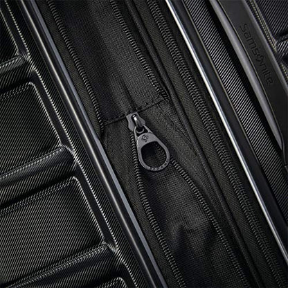 Samsonite Omni 2 Hardside 2 Piece Set - Includes Carry-On & Medium Checked Suitcases - 360° Dual Spinner Wheels - Integrated TSA Lock & Expansion - Amazon Exclusive - Midnight Black - color: Midnight Black, size: 2-Piece Set (Carry-on/Medium)