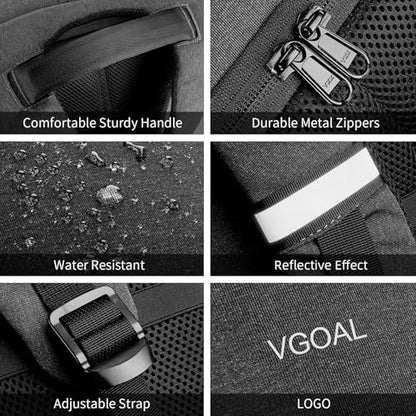 VGOAL Travel Backpack 17 inch Anti Theft Laptop Bag for Men Women - color: Fg6303-17