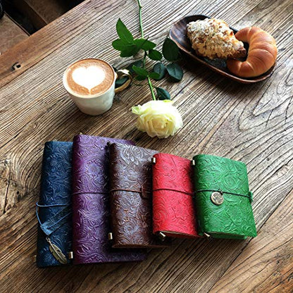 Refillable Leather Journal Travelers Notebook Standard Coffee - color: Coffee, size: Standard