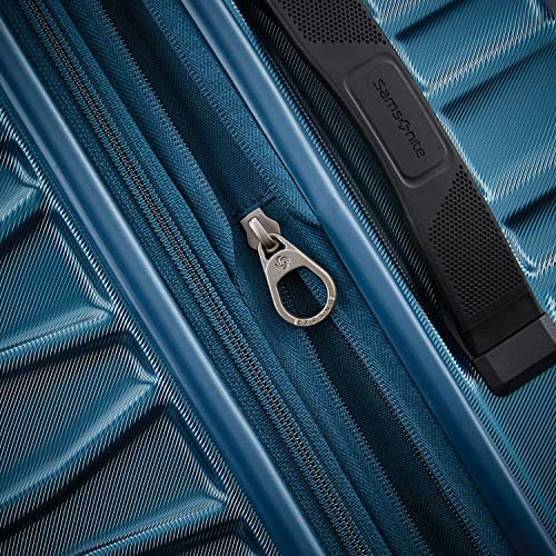 Samsonite Stryde 2 Hardside Expandable Luggage with Double Spinner Wheels, Large Glider, Deep Teal - color: Deep Teal, size: Checked-Large Glider Spinner