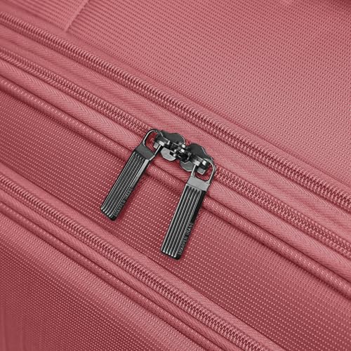 Sharper Image Odyssey 2-Piece Set (21.5" & 29") Expandable 8-Wheel Spinner Carry On and Large Checked Luggage Set, Dusty Cedar - color: Dusty Cedar, size: 2-Piece Set