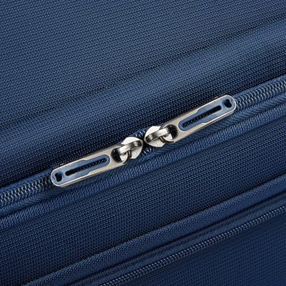 DELSEY PARIS Helium DLX Rolling Garment Bag with Spinner Wheels, Navy Blue - color: Navy Blue