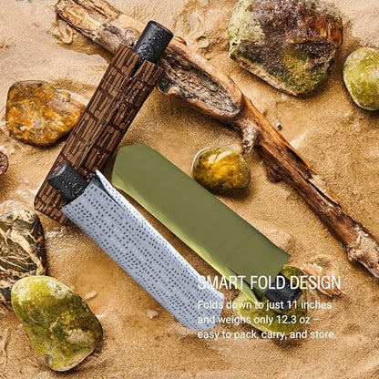 Knirps A.200 Medium Duomatic Windproof Umbrella for Adults – Automatic Open Close 38.5" Canopy, Travel Case Included - color: Olive