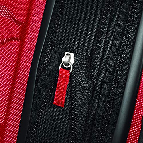 Samsonite Omni PC Hardside Expandable Luggage with Spinner Wheels, Checked-Large 28-Inch, Red - color: Red, size: Checked-Large 28-Inch