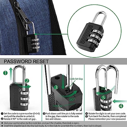 Mancro Laptop Backpack, 15.6 Inch Business Backpack Anti Theft Computer Bag - color: Blue, size: 15.6 inch