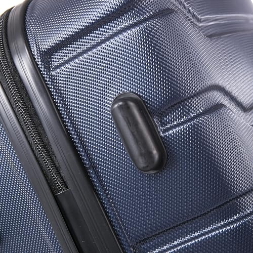 InUSA TREND Luggage with Spinner Wheels | Durable Lightweight Hardshell SuitcaseTravel sets with Handle and Trolley | (20in 24in 28in) 3 Piece Set | Blue - color: Blue, size: 3-Piece Set (Carry-on, Medium, Large)
