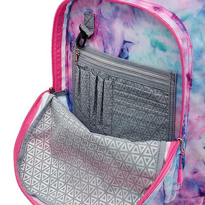 Travelers Club 18" Rolling Backpack with Shoulder Straps, Tye Dye - color: Tie Dye, size: 18 Inch