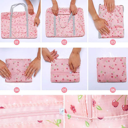 Large Foldable Travel Duffel Bag, Weekender Overnight Bags, Balloon - color: Balloon