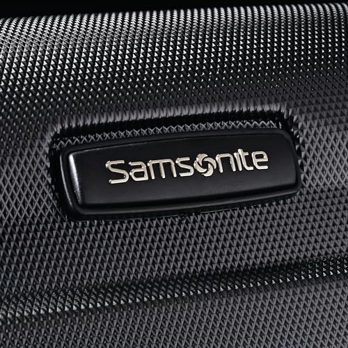 Samsonite Omni PC Hardside Expandable Luggage with Spinner Wheels, Black, Carry-On 20-Inch - color: Black, size: Carry-On 20-Inch