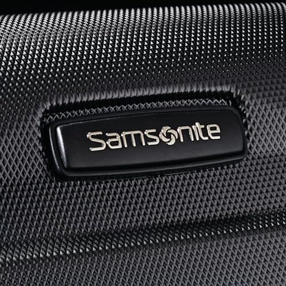 Samsonite Omni PC Hardside Expandable Luggage with Spinner Wheels, Black, Carry-On 20-Inch - color: Black, size: Carry-On 20-Inch