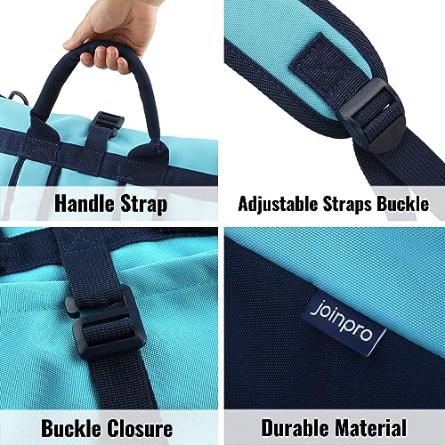 Laundry Bag Backpack 125L Extra Large, Heavy Duty 900D Coated Oxford Fabric, 3 Pockets Durable Travel Laundry Bags with Soft Padded Shoulder Straps for College Dorm, Apartment, Laundromat (Teal) - color: Teal