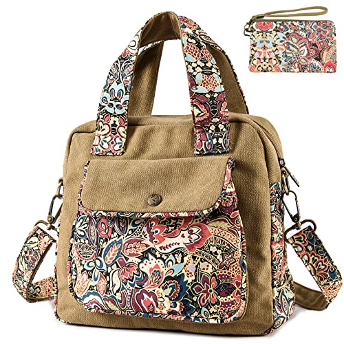 Black Butterfly Boho Small Crossbody Bag for Women, Floral Shoulder Bag - color: Red-plus