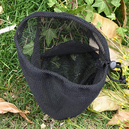 iBasingo 5pcs Nylon Mesh Bag Stuff Sack Golfball Pot Outdoor M-BVP02 - color: M-5pcs