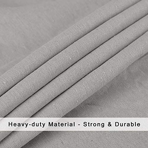 Heavy Duty Laundry Bag with Drawstring and Handle, Extra Large Travel Dirty Clothes Bag for Laundromat and Household, Durable Rip-Stop Laundry Hamper Liner, 28 x 40 Inch, Gray - color: Gray