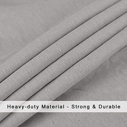 Heavy Duty Laundry Bag with Drawstring and Handle, Extra Large Travel Dirty Clothes Bag for Laundromat and Household, Durable Rip-Stop Laundry Hamper Liner, 28 x 40 Inch, Gray - color: Gray