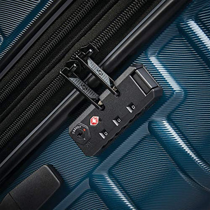 Samsonite Omni 2 Hardside 2 Piece Set - Includes Carry-On & Medium Checked Suitcases - 360° Dual Spinner Wheels - Integrated TSA Lock & Expansion - Amazon Exclusive -Nova Teal - color: Nova Teal, size: 2-Piece Set (Carry-on/Medium)