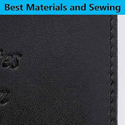 Passport Holder Cover Wallet RFID Blocking, Travel Essentials - color: Black