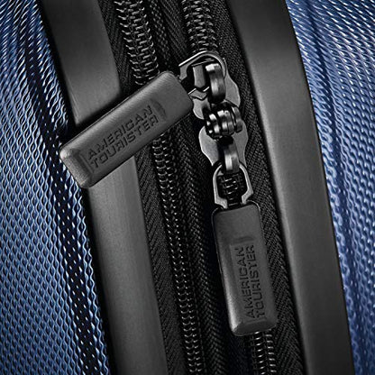 American Tourister Moonlight Hardside Expandable Luggage with Spinner Wheels, Navy, 3-Piece Set (21/24/28) - color: Navy, size: 3-Piece Set (Carry on/Medium/Large)