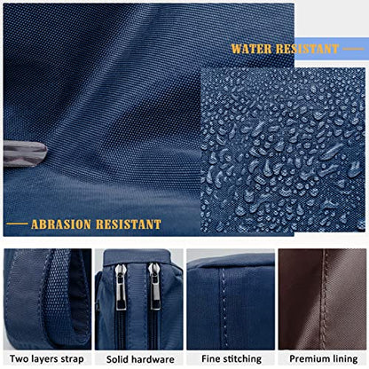 VOLGANIK ROCK RFID Purses for Women Fabric Nylon Multi Pocket Crossbody Bag Ladies Travel Handbag - color: Navy, size: Large