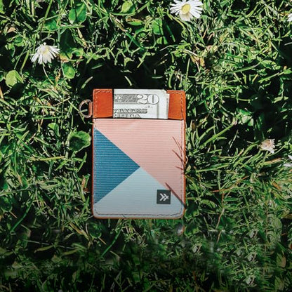 Thread Wallets Ultra Slim Minimalist Leather Card Holder Wallet (Fine Line) - color: Fine Line