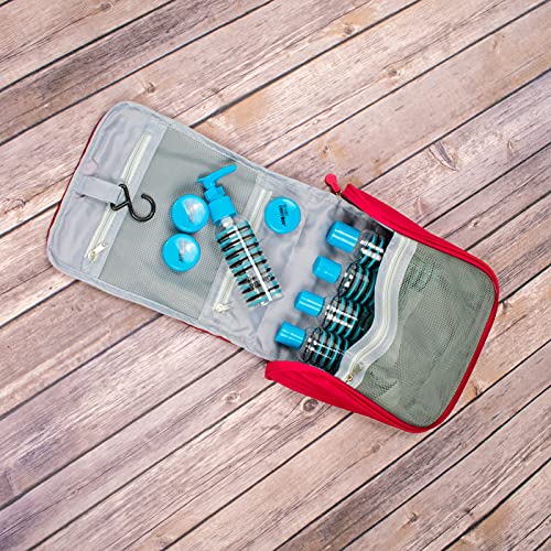 9 Piece TSA Approved Travel Bottle Set - BPA Free (Paris) - color: Paris