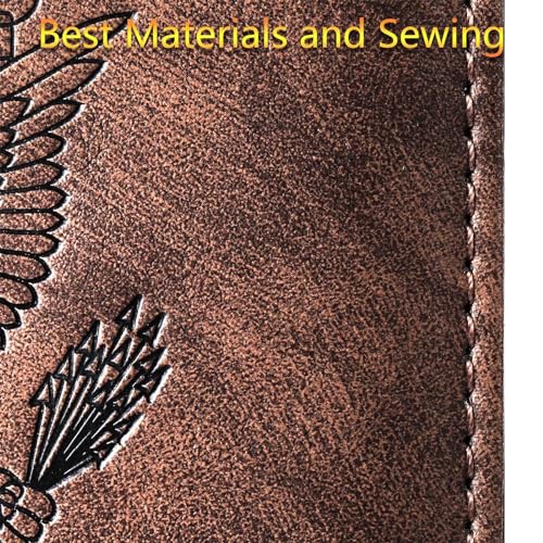 LOHASLIFE Passport Holder for Travel, Rfid Blocking Passport Cover Wallet - color: 120#Coffee