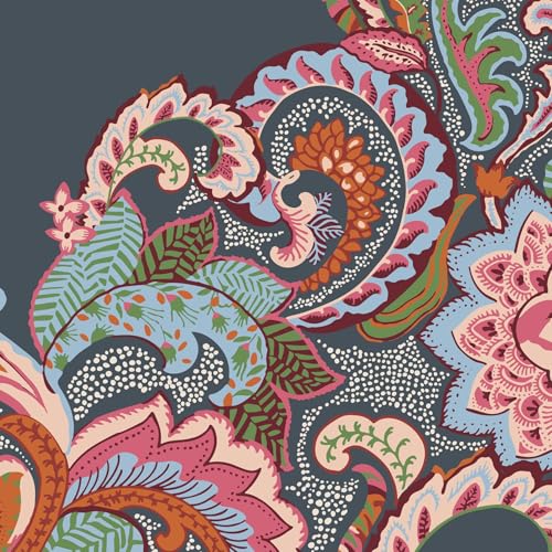 Hardside Luggage Mini Adair Spinner Suitcase, Leaf Me Not Paisley Dark Slate, One Size - color: Leaf Me Not Paisley Dark Slate