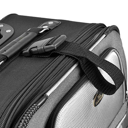 U.S. Traveler New Yorker Lightweight Expandable Rolling Luggage, Gray, 4-Piece Set - color: Gray, size: 4-Piece Set (15/21/25/29)
