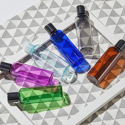Travel Bottles for Toiletries, 3.4 oz Travel Size Containers, 5pcs, Bgreen - color: Green-1