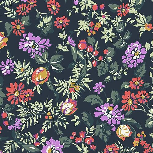 Hardside Underseat Rolling Suitcase Luggage, Fresh-Cut Floral Green - color: Fresh-Cut Floral Green