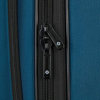 Samsonite Ascella 4 Large Checked Suitcase - Cerulean Blue - color: Cerulean Blue