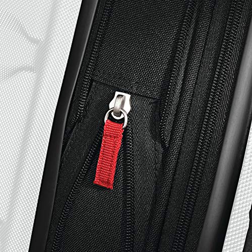 Samsonite Omni PC Hardside Expandable Luggage with Spinner Wheels, Checked-Large 28-Inch, White - color: White, size: Checked-Large 28-Inch
