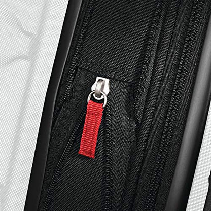 Samsonite Omni PC Hardside Expandable Luggage with Spinner Wheels, Checked-Large 28-Inch, White - color: White, size: Checked-Large 28-Inch