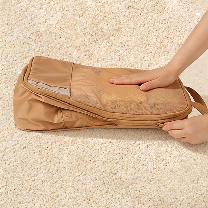 6Set Compression Packing Cubes for Travel, Travel Packing Organizers for Suitcase & Backpack, Space Saving Storage Bags for Clothes, Travel Accessories for Home and Travel