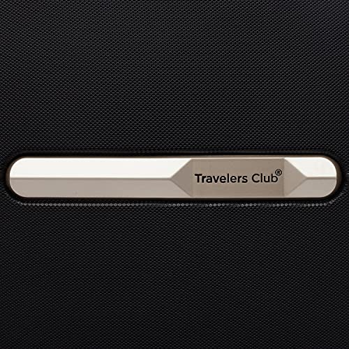 Travelers Club 22" Richmond Spinner Carry-On Luggage, Black - color: Black