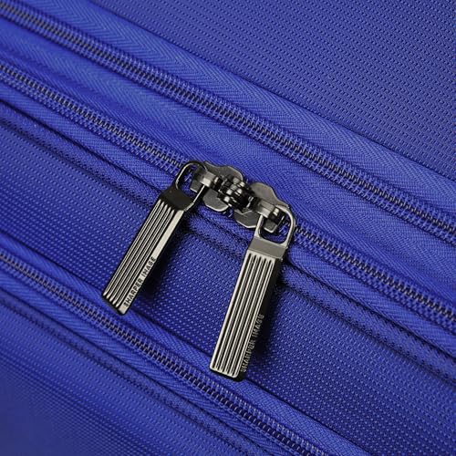 Sharper Image Odyssey 2-Piece Set (21.5" & 29") Expandable 8-Wheel Spinner Carry On and Large Checked Luggage Set, Surf the Web - color: Surf the Web, size: 2-Piece Set