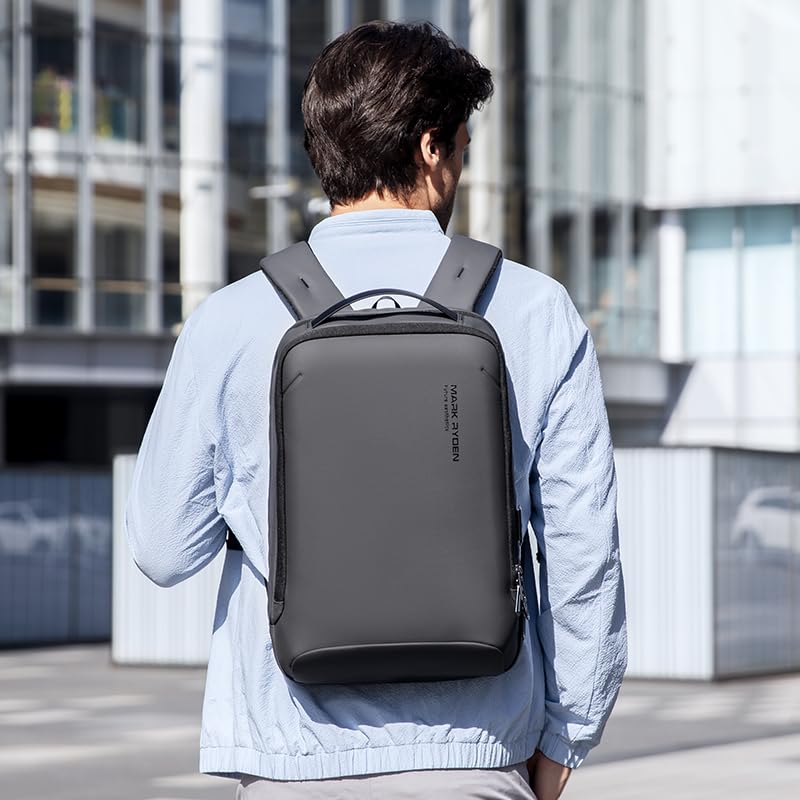 MARK RYDEN Slim Laptop Backpack for Men, 15.6 Inch Tech Backpack - color: Graphite Gray, size: 20L - 15.6" Laptop