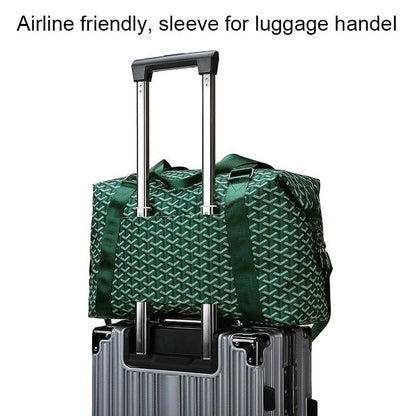 Weekender Duffel Sport Gym Bag Overnight Travel duffle Bags with Wet Pocket S1-Check Green - color: S1-Check Green