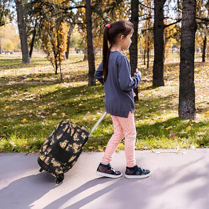Tilami Rolling Backpack for Boys and Girls,Flowers - color: Flowers