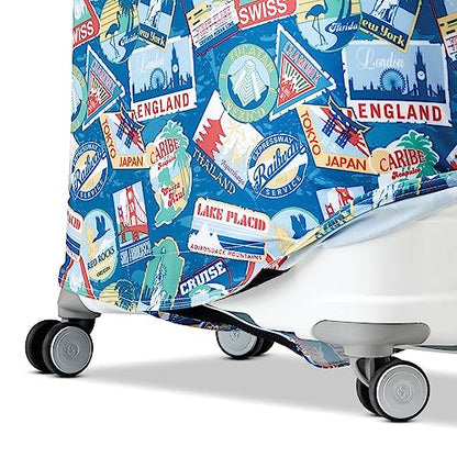 Samsonite Printed Luggage Cover, City Print, Extra Large - color: City Print, size: Extra Large