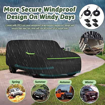 6 Layers Custom Waterproof Car Cover for 2006-2010 Hummer H3 SUV - size: H3 SUV Cover