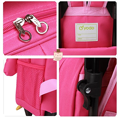 Yodo 3-Way Kids Suitcase Luggage or Toddler Rolling Backpack with wheels - color: Owl-Small, style: Owl