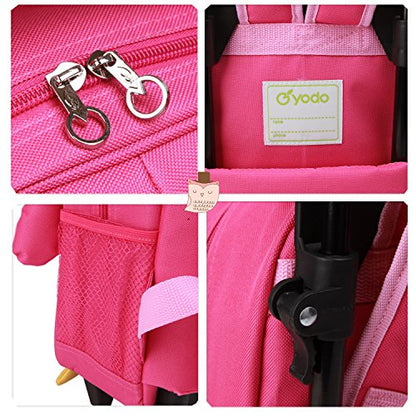 Yodo 3-Way Kids Suitcase Luggage or Toddler Rolling Backpack with wheels - color: Owl-Small, style: Owl
