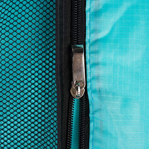 TraveltoGO 4-Piece Mesh Travel Packing Organizer Cube Set, Blue - color: Sky Blue